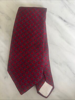 Burberrys of London/Nina Ricci textile collaboration silk tie